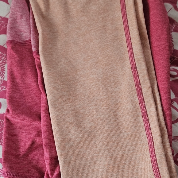 Outdoor Voices Pink Colorblock Yoga Leggings - Picture 2 of 6